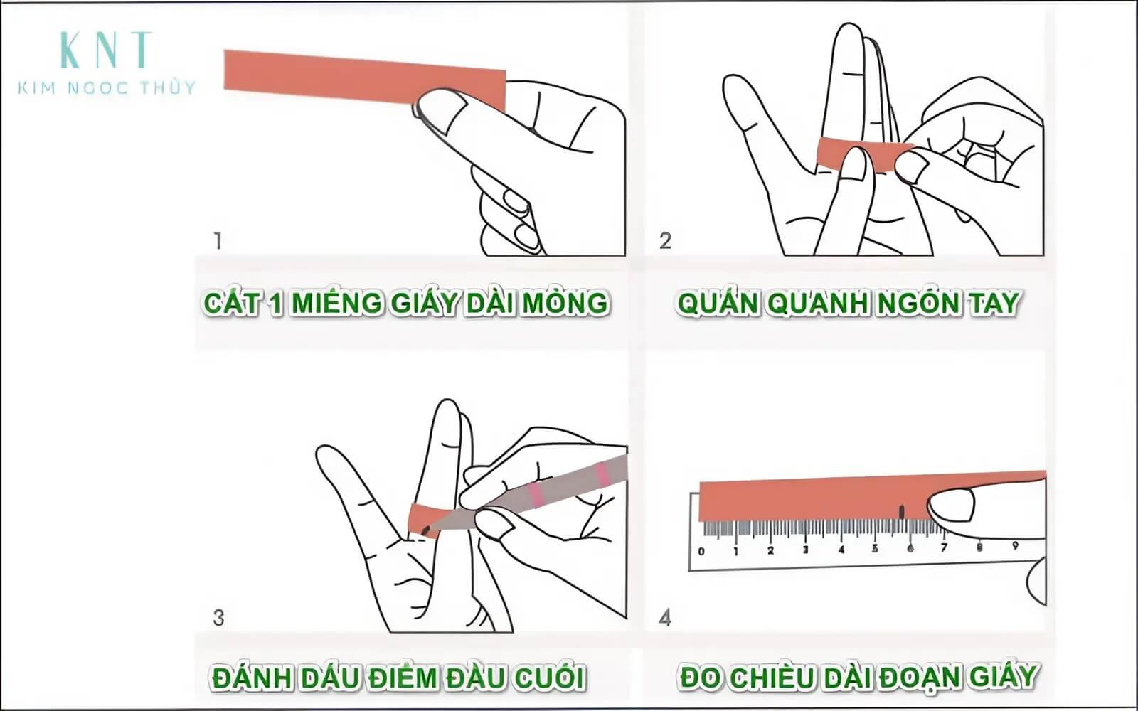 Đo size nhẫn nam bằng giấy và thước: Hướng dẫn chi tiết.