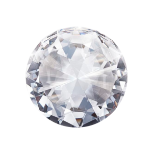 Kim cương với góc chụp từ trên xuống