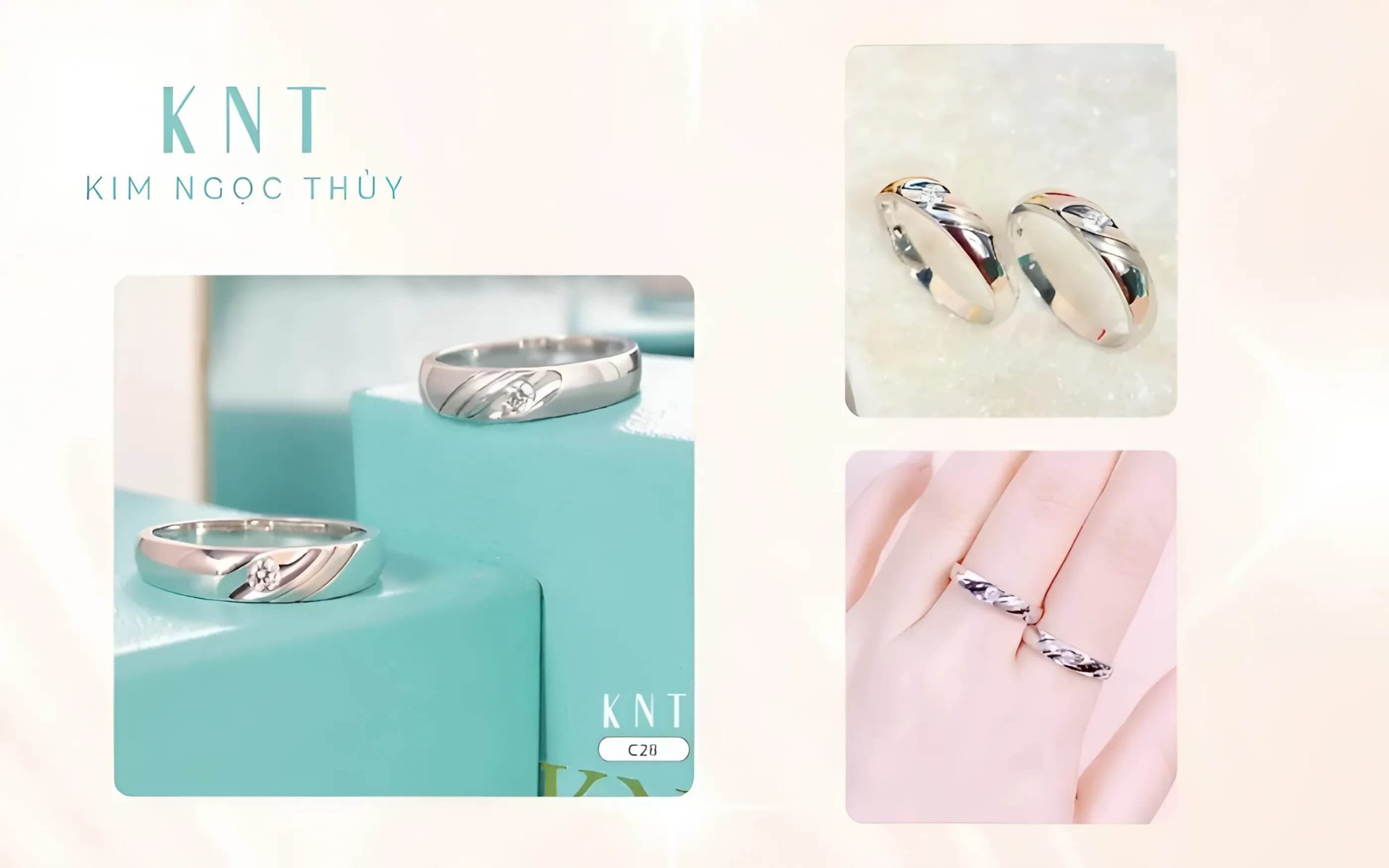 Nên chọn nhẫn bằng các chất liệu ít gây dị ứng như vàng, bạc, bạch kim, titan...