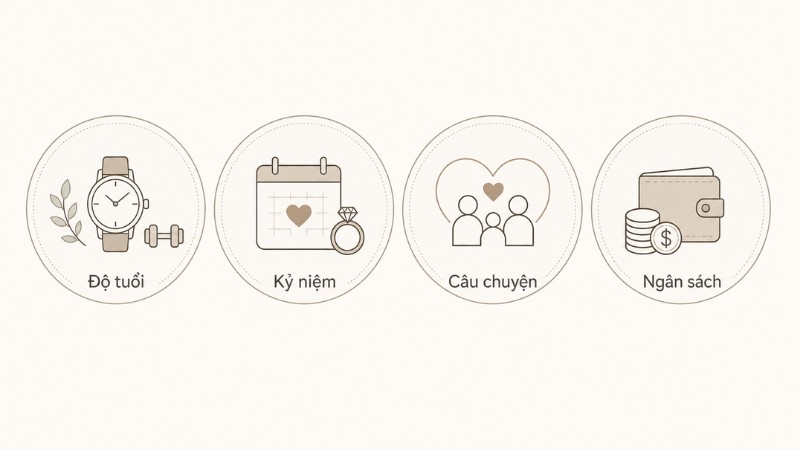Tiêu chí chọn nhẫn kỷ niệm ngày cưới cho bố mẹ