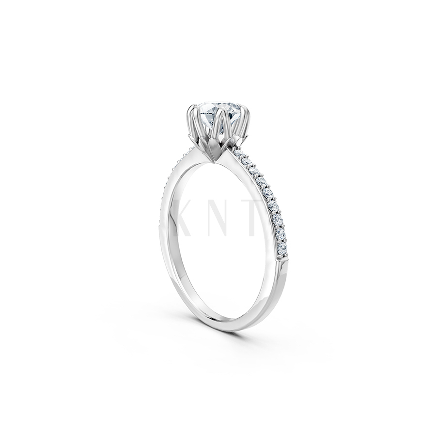 Nhẫn đính hôn R433 phù hợp với nhiều kiểu dáng tay