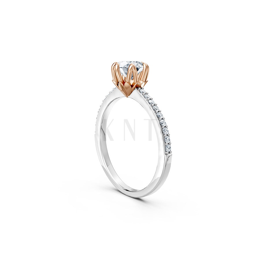 Nhẫn đính hôn R433 là món quà ý nghĩa cho ngày cầu hôn