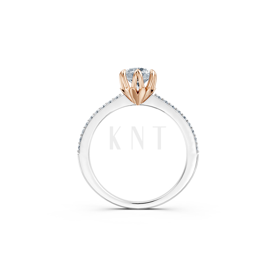 Nhẫn đính hôn R433 nổi bật với thiết kế hiện đại