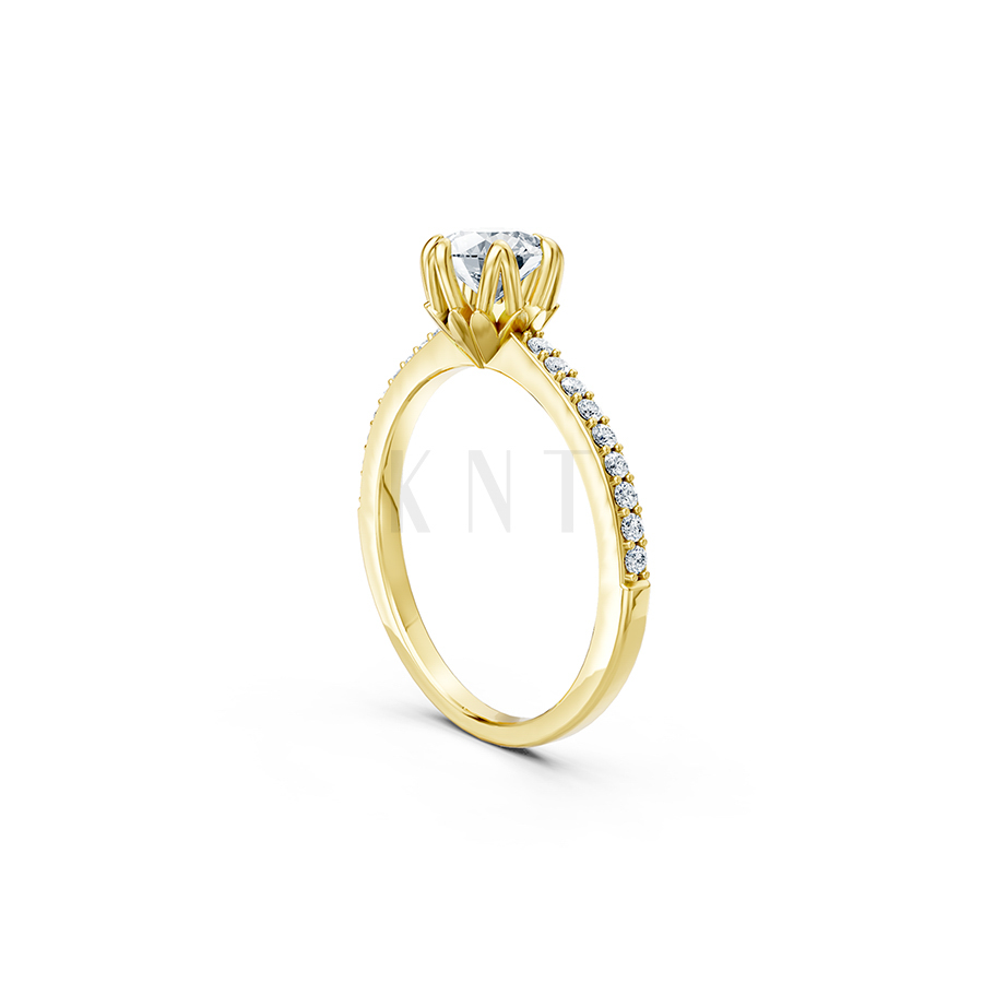 Nhẫn đính hôn R433 là món quà ý nghĩa cho các quý cô