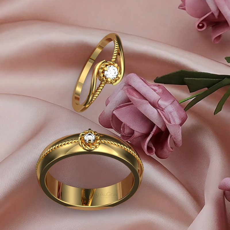 Các phong cách nhẫn cưới vàng phổ biến