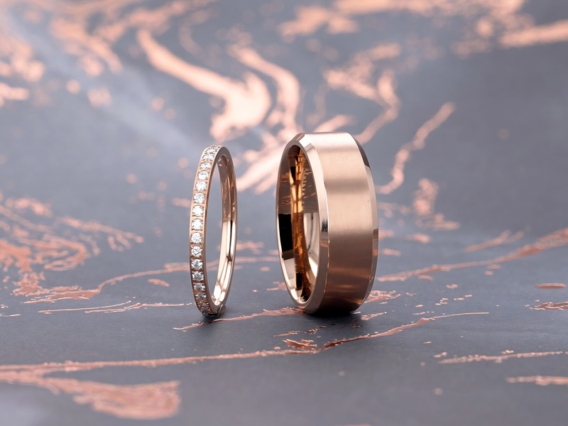 Nhẫn đôi đồng điệu phong cách