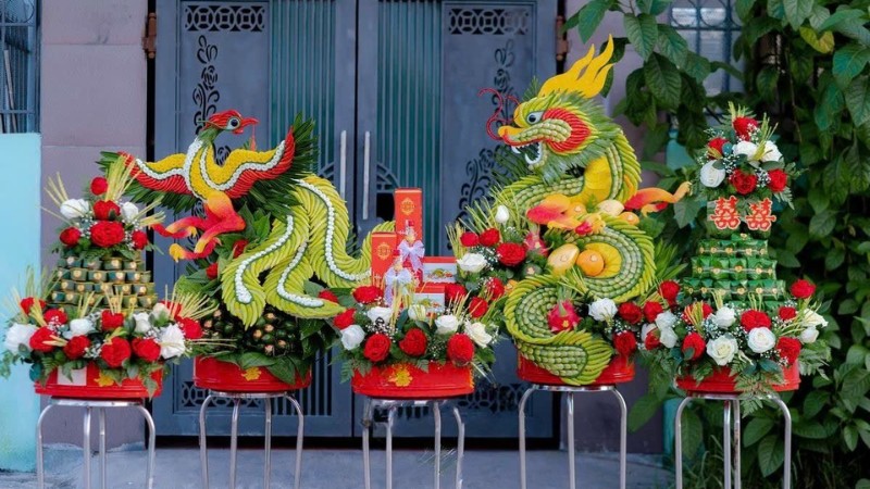 Tráp ăn hỏi 5 lễ phổ biến tại miền Trung