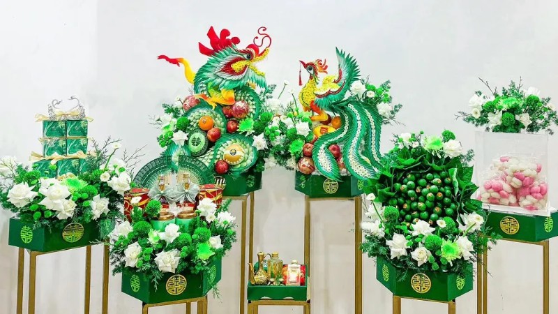 Tráp ăn hỏi 6 lễ phổ biến tại miền Nam