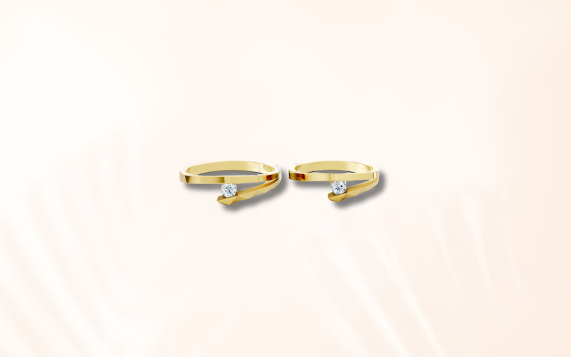 Mẫu Nhẫn Cưới Cặp Họa Tiết Tinh Tế