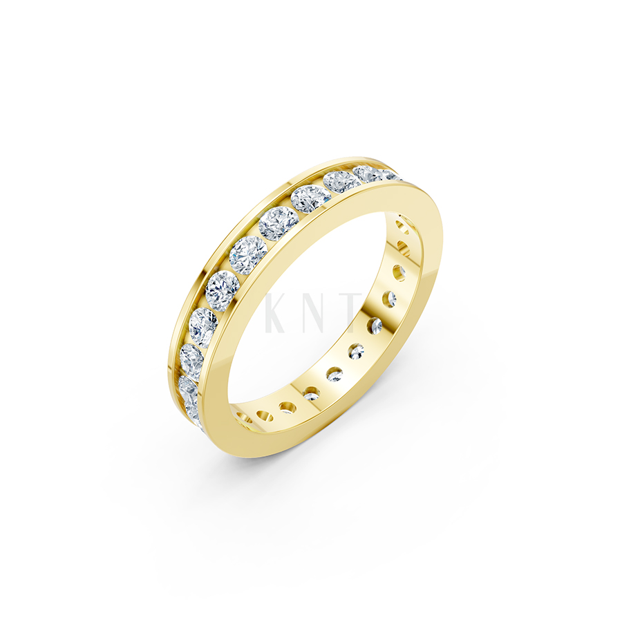 Nhẫn vĩnh cửu VC1 màu Vàng Gold thiết kế độc đáo, sang trọng