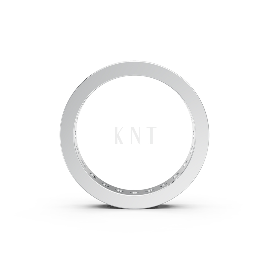 Nhẫn vĩnh cửu VC1 màu vàng trắng White Gold kiểu dáng cá tính, hiện đại