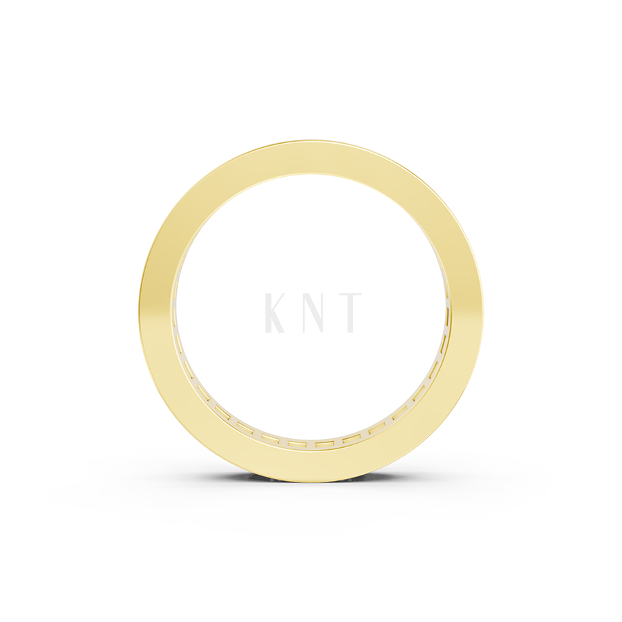 Nhẫn vĩnh cửu VC2 màu Vàng Gold vàng 10K/14K/18K/607 đính đá nhỏ, thanh lịch