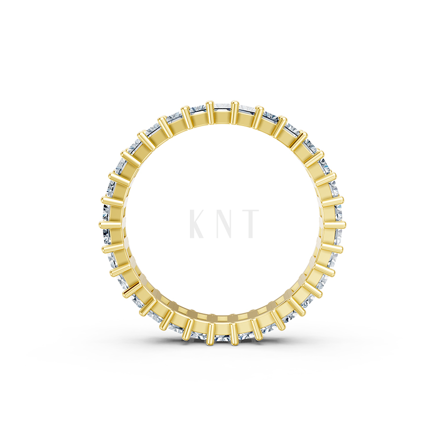 Nhẫn vĩnh cửu VC4 màu Vàng Gold mặt nhẫn chạm khắc, tinh xảo, trẻ trung