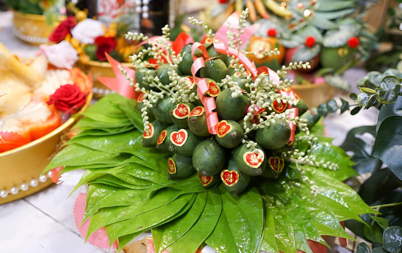 Nghi thức mời trầu trang trọng trong ngày cưới