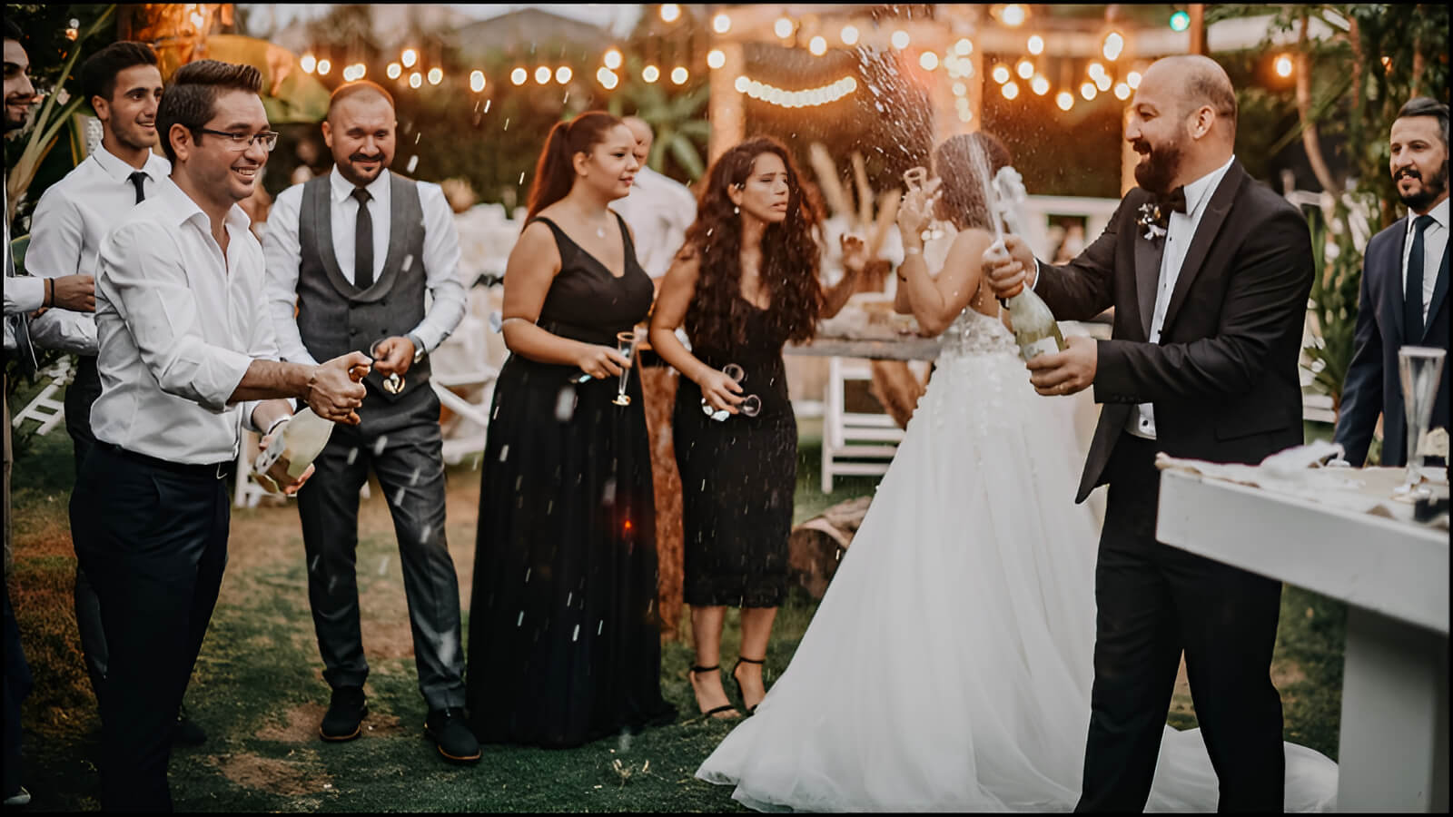 Trang phục rước dâu là sự giao thoa tinh tế giữa truyền thống và hiện đại.