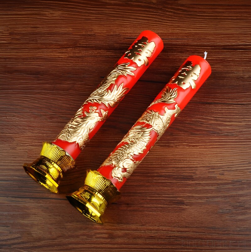 Cặp đèn Long Phụng chất lượng với họa tiết tinh xảo.