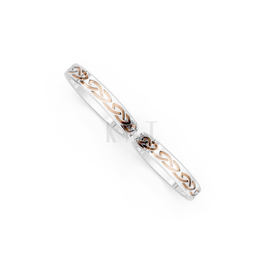 NHẪN CƯỚI E873 phối màu Dual Color phong cách trẻ trung, nổi bật