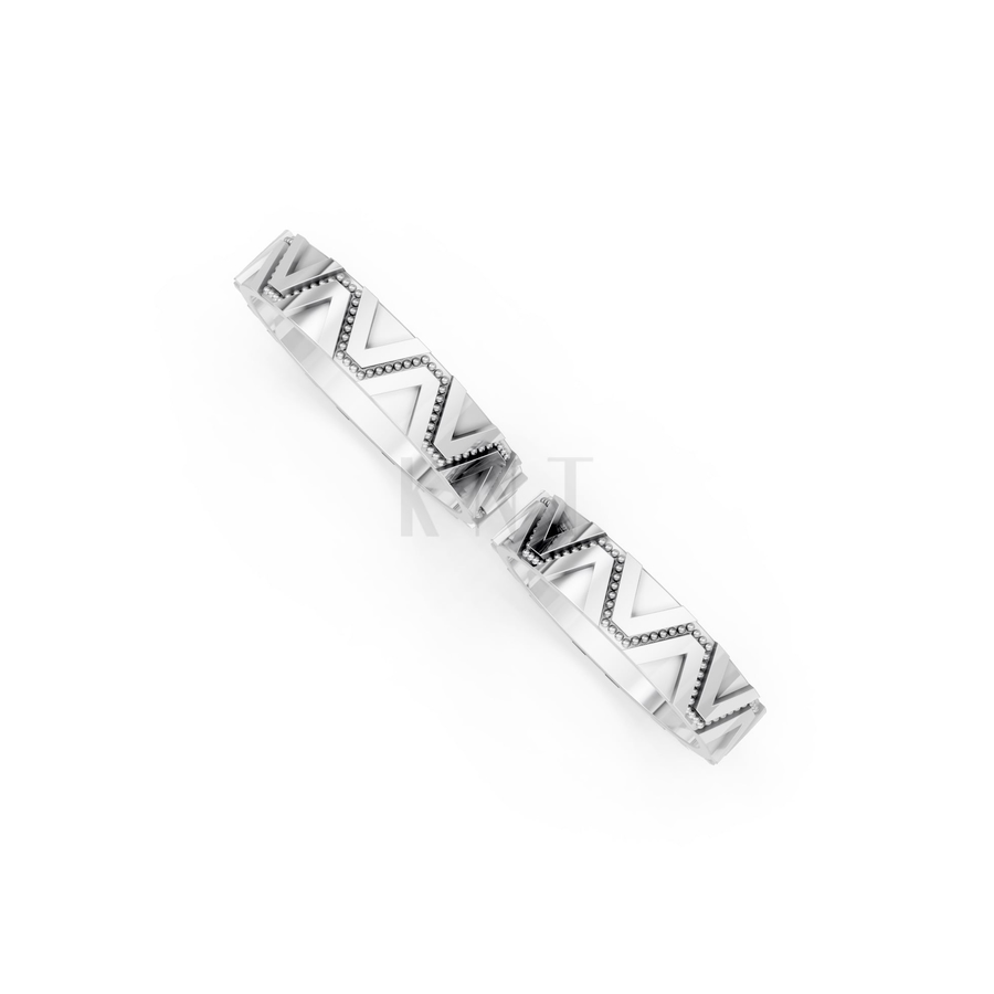 NHẪN CƯỚI E880 màu vàng trắng White Gold vàng sáng bóng, thiết kế trẻ trung