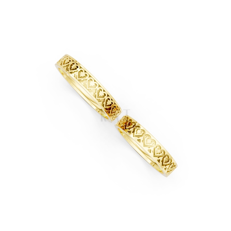 Nhẫn cưới H48 màu Vàng Gold thiết kế tinh xảo, độc đáo