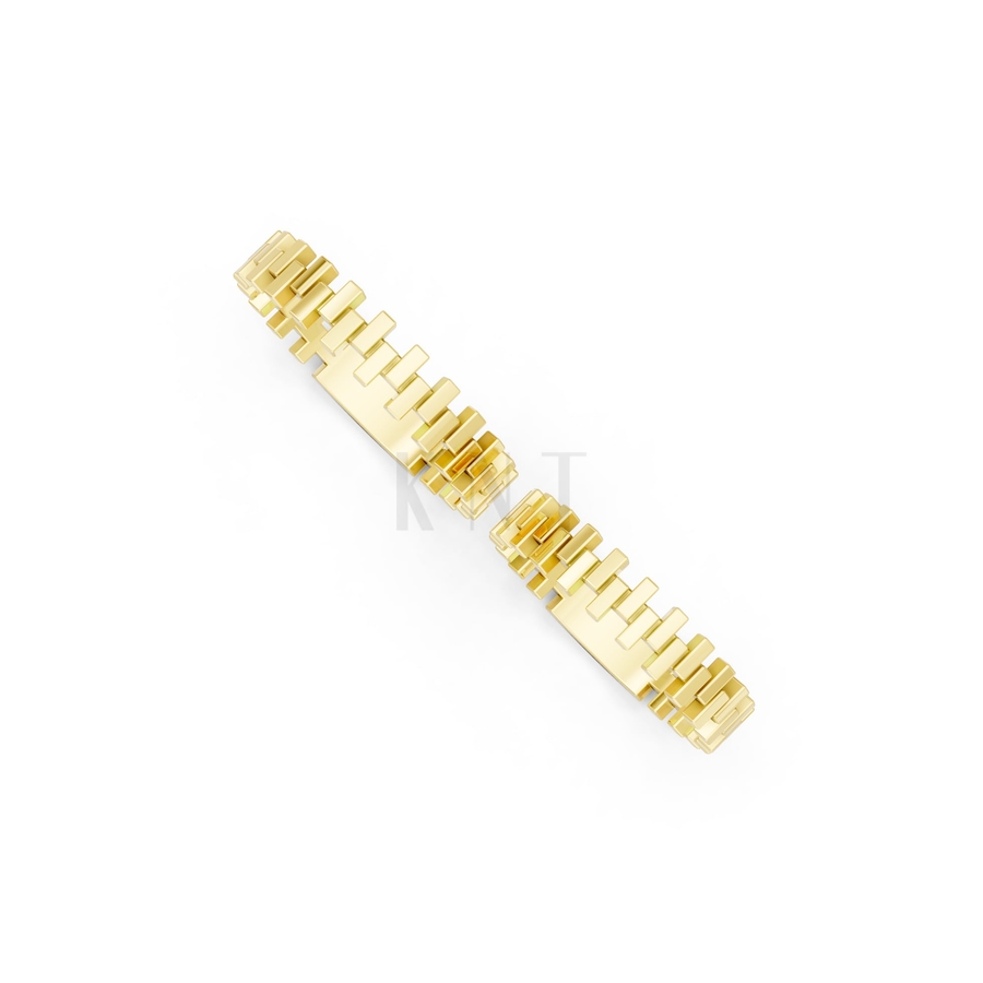 Nhẫn cưới H61 màu Vàng Gold thiết kế phá cách, sang trọng