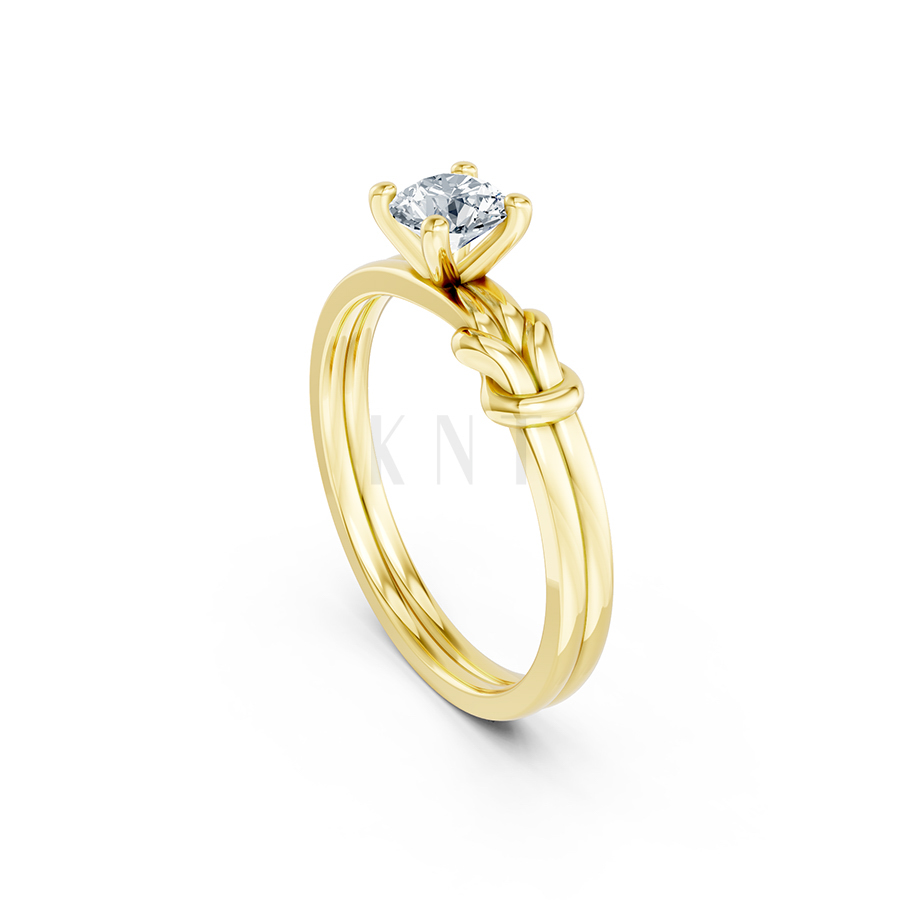 Nhẫn đính hôn đá cao cấp R326 – Aaliyah màu Vàng Gold vàng 10K/14K/18K/607 cao cấp, thanh lịch