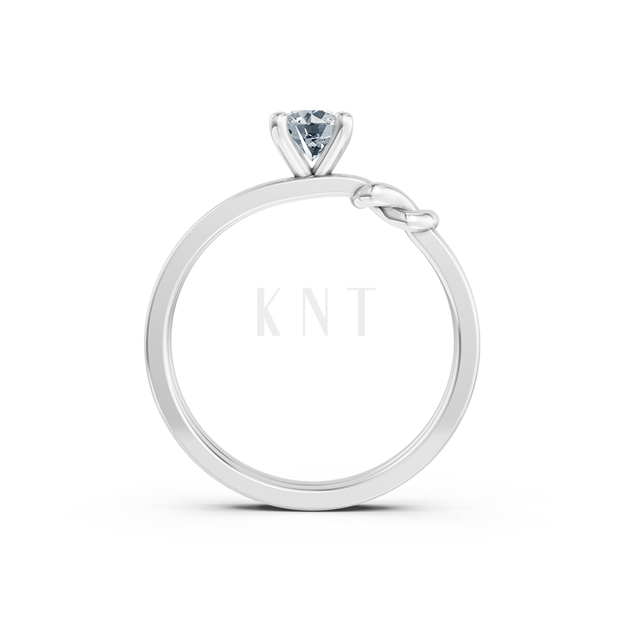 Nhẫn đính hôn đá cao cấp R326 – Aaliyah màu vàng trắng White Gold vàng sáng bóng, thiết kế trẻ trung