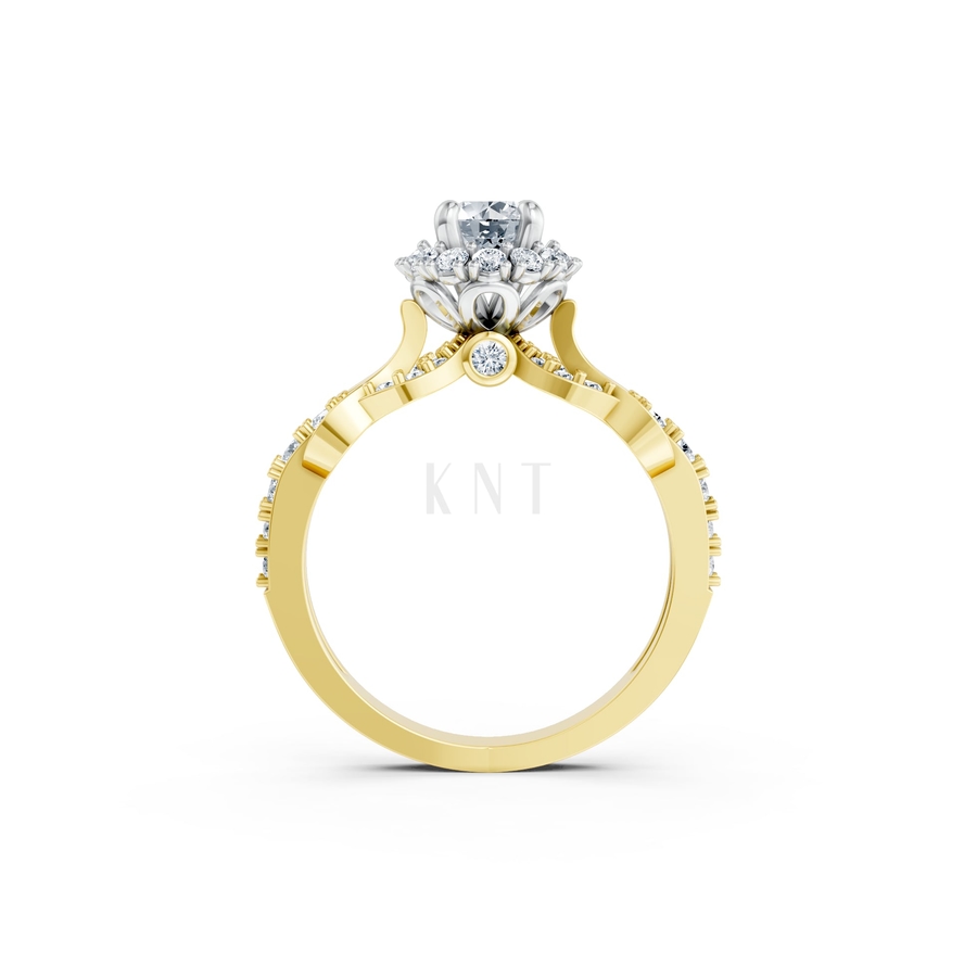 NHẪN ĐÍNH HÔN SEOUL R440 phối màu Dual Color phong cách trẻ trung, nổi bật