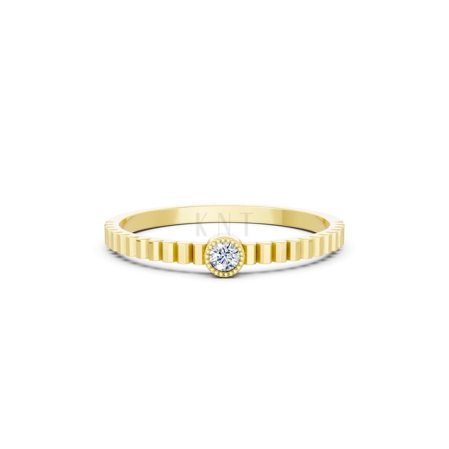 Nhẫn Nữ EURO Style – RNN38 màu Vàng Gold thiết kế tinh xảo, độc đáo