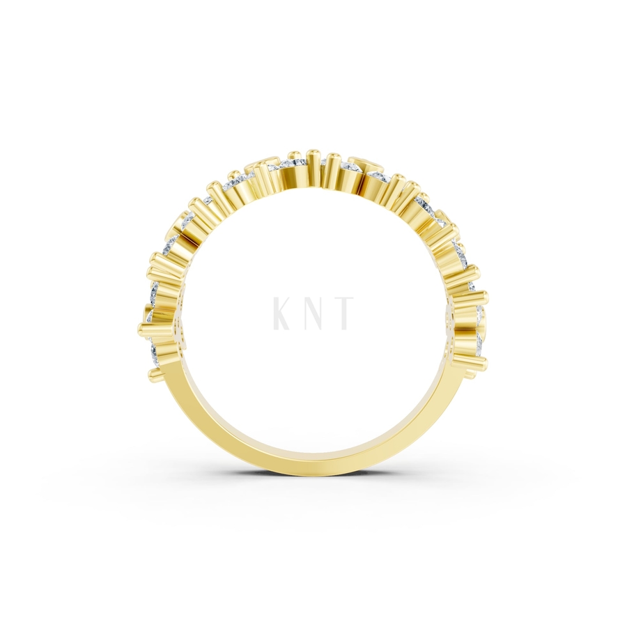 Nhẫn Nữ EURO Style RNN6 màu Vàng Gold thiết kế phá cách, sang trọng