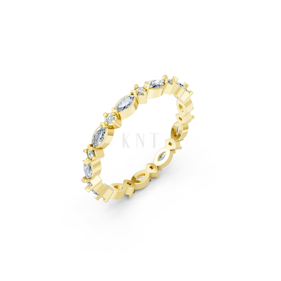 NHẪN NỮ EURO STYLE – RNN69 màu Vàng Gold thiết kế tinh tế, sang trọng