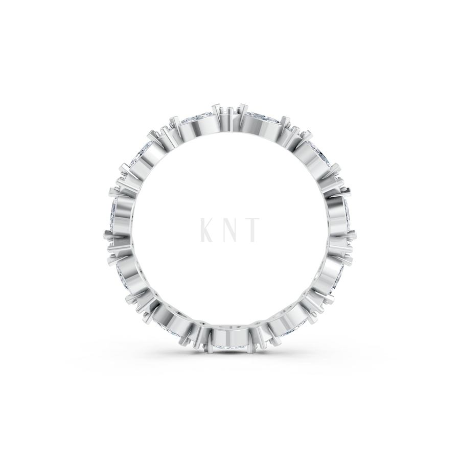 NHẪN NỮ EURO STYLE – RNN69 màu vàng trắng White Gold vàng sáng bóng, thiết kế trẻ trung