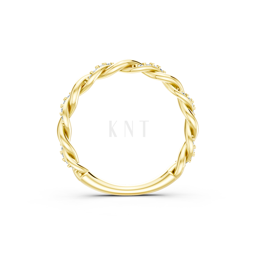 NHẪN NỮ EURO STYLE – RNN72 màu Vàng Gold mặt nhẫn chạm khắc tinh xảo, độc đáo