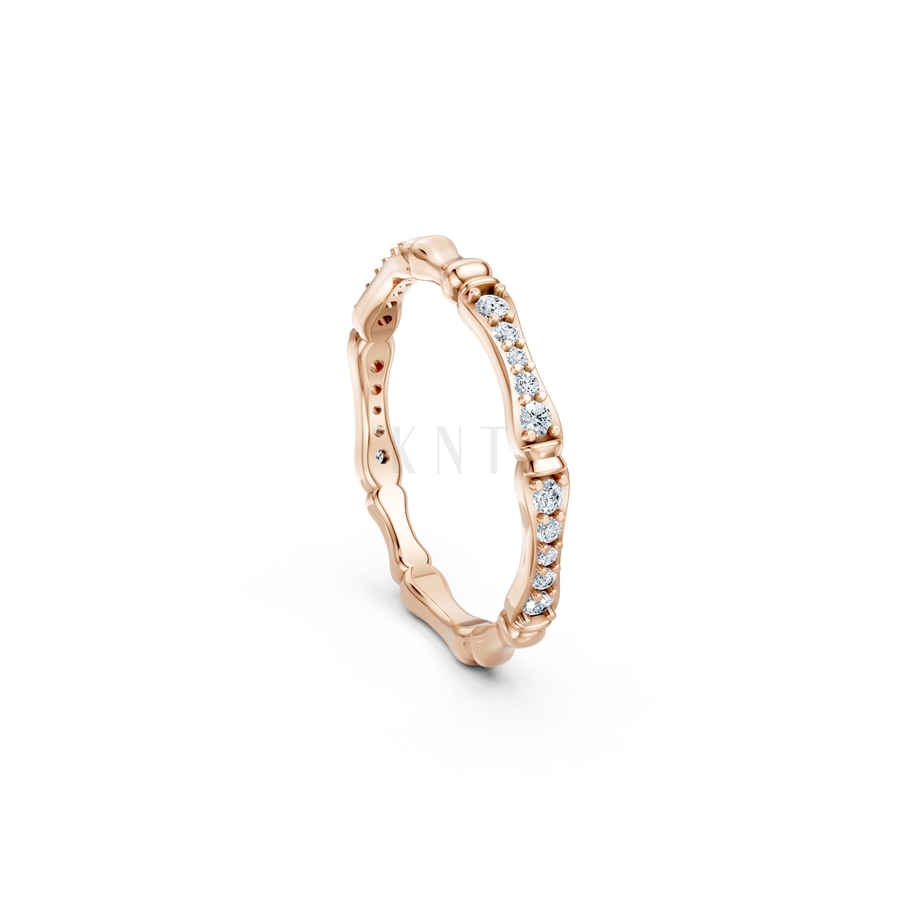 NHẪN NỮ EURO STYLE – RNN73 màu vàng hồng Rose Gold phong cách trẻ trung, nổi bật