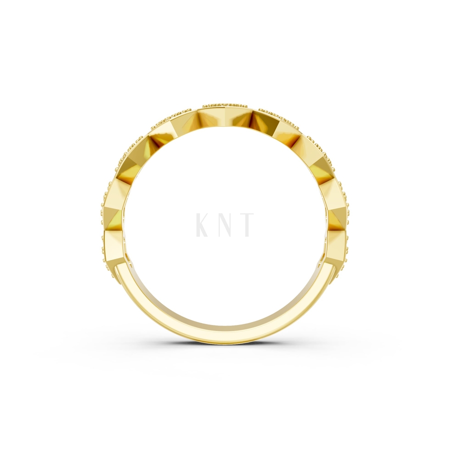 NHẪN NỮ EURO STYLE – RNN76 màu Vàng Gold thiết kế tinh xảo, độc đáo