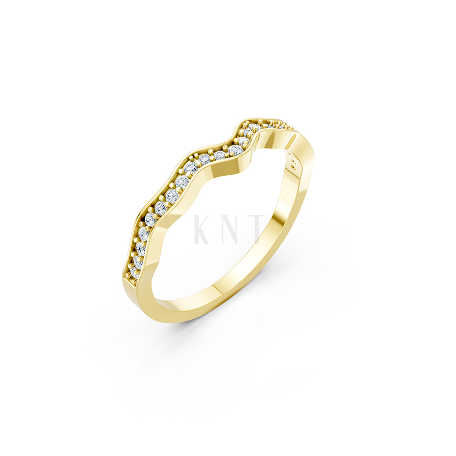 NHẪN NỮ EURO STYLE – RNN78 màu Vàng Gold thiết kế tinh tế, sang trọng