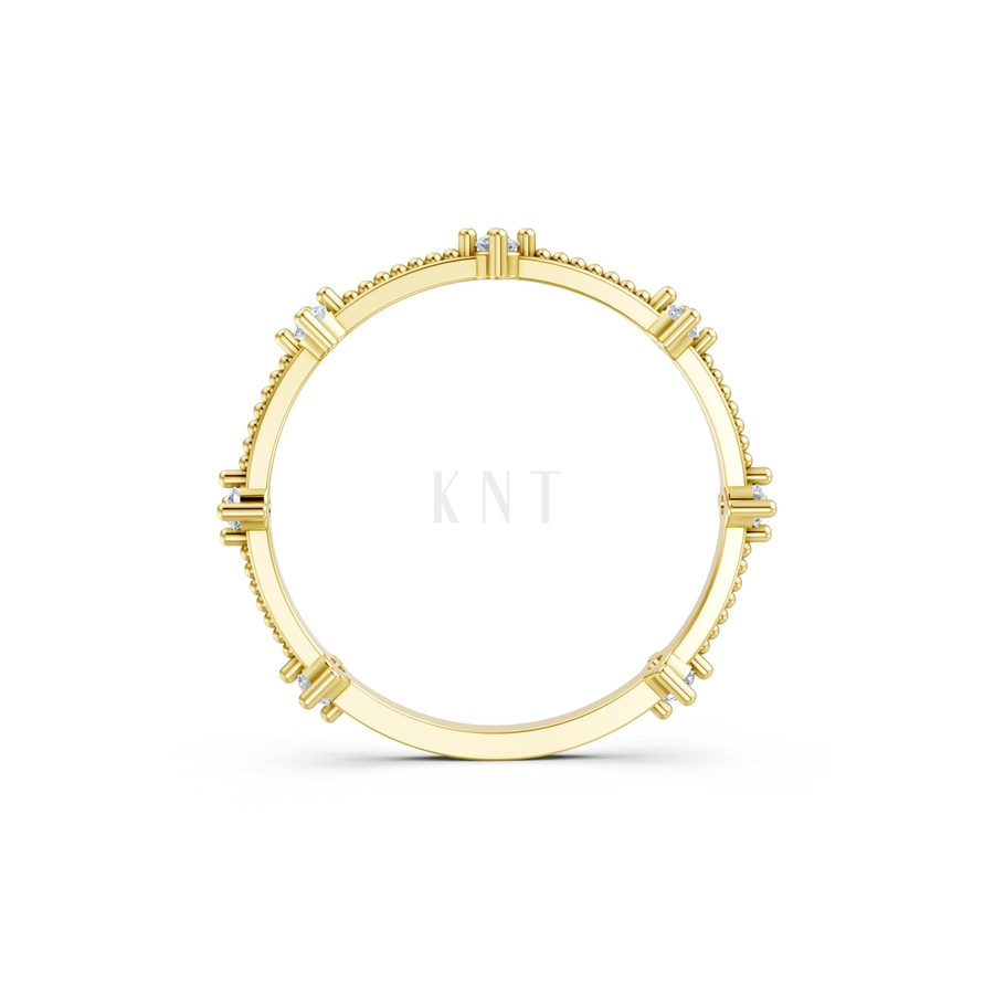 Nhẫn nữ Euro Style RNN9 màu Vàng Gold vàng 10K/14K/18K/607 cao cấp, thanh lịch