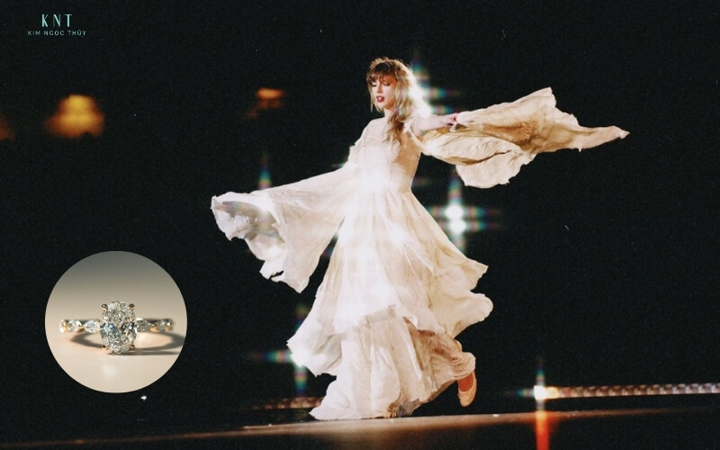 Hình ảnh Taylor Swift trong album Folklore thể hiện nét đẹp vintage và lãng mạn