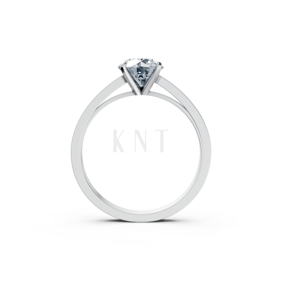 Nhẫn đính hôn LX3D màu vàng trắng White Gold vàng sáng, đường nét sắc sảo, tinh tế