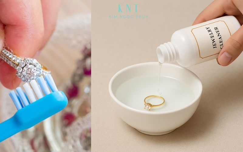 Các bước làm sạch trang sức tại nhà