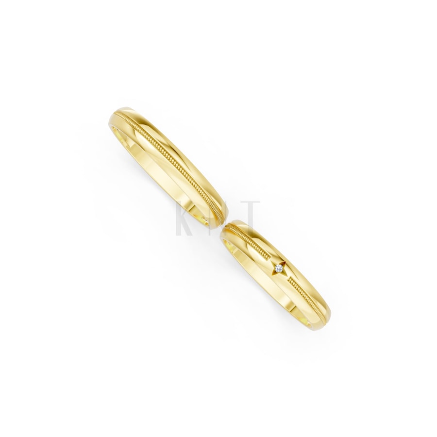 NHẪN CƯỚI A200 Vàng Gold thiết kế tinh xảo, độc đáo