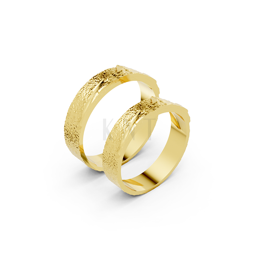 Nhẫn cưới Horizon A266 Vàng Gold thiết kế tinh tế, sang trọng