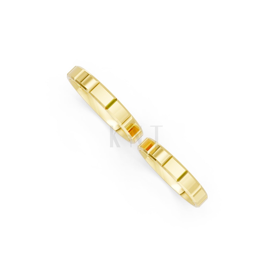 Nhẫn cưới H60 Vàng Gold vàng 10K/14K/18K/607 cao cấp, thanh lịch