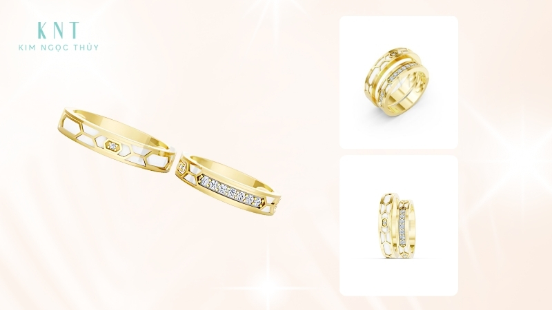 Nhẫn Cưới Collab Ceramic – E912