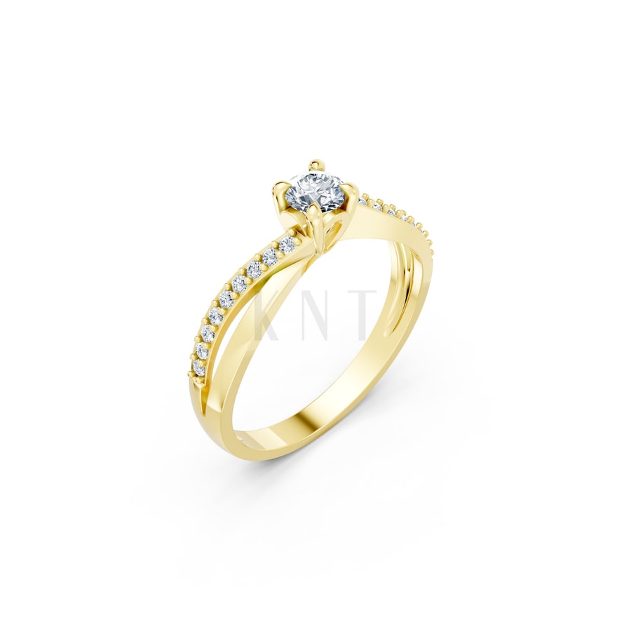 NHẪN ĐÍNH HÔN – R7 Vàng Gold thiết kế tinh tế, sang trọng