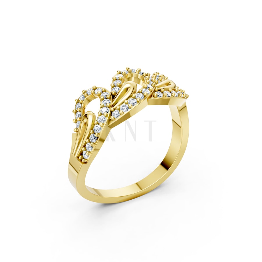 Nhẫn Nữ EURO Style RNN19 Vàng Gold thiết kế tinh tế, sang trọng