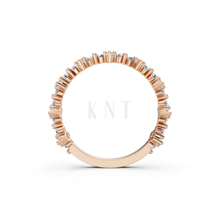 Nhẫn Nữ EURO Style RNN2 vàng hồng Rose Gold vàng đẹp, kiểu dáng trẻ trung, độc đáo