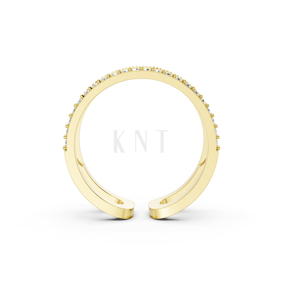 Nhẫn Nữ EURO Style RNN26 Vàng Gold thiết kế phá cách, sang trọng