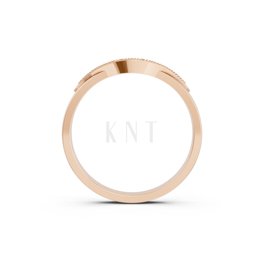 Nhẫn Nữ EURO Style RNN27 vàng hồng Rose Gold vàng đẹp, kiểu dáng trẻ trung, độc đáo