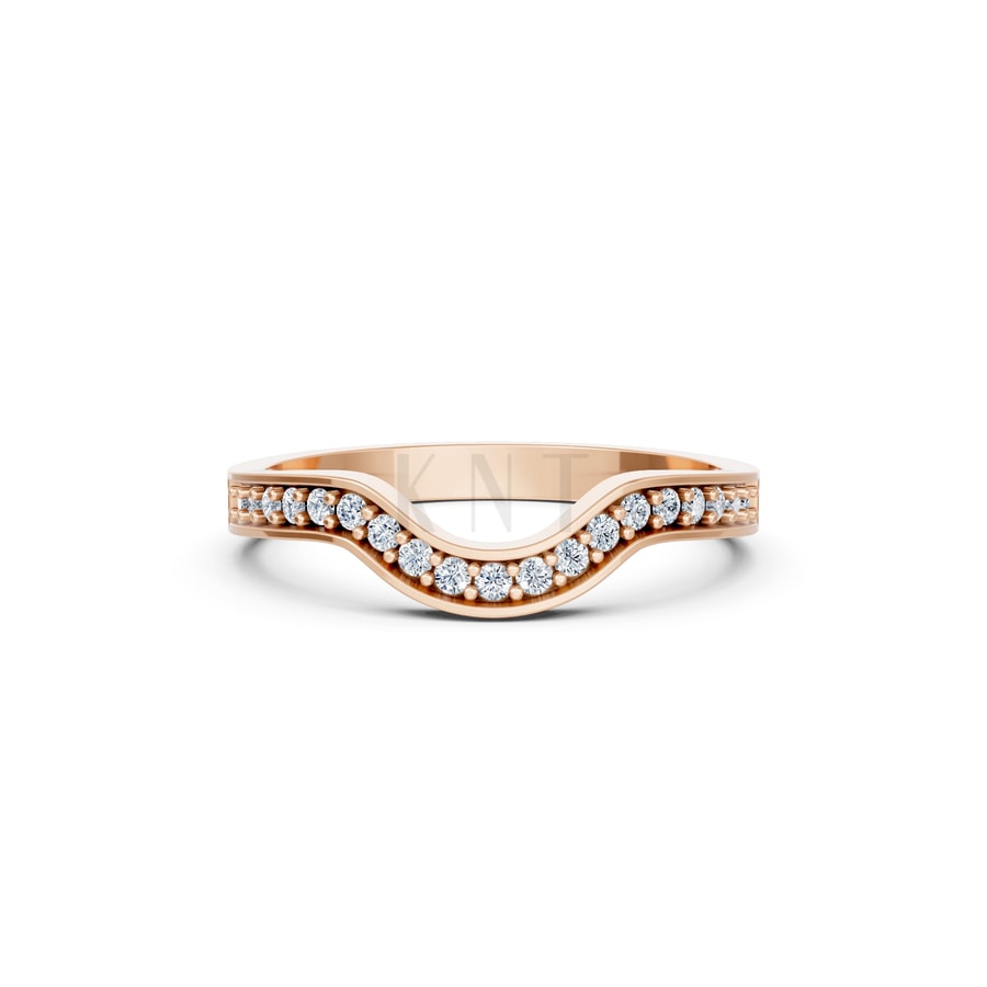 Nhẫn Nữ EURO Style RNN28 vàng hồng Rose Gold vàng đẹp, kiểu dáng trẻ trung, độc đáo