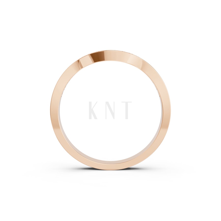 Nhẫn Nữ EURO Style RNN28 vàng hồng Rose Gold phong cách trẻ trung, nổi bật